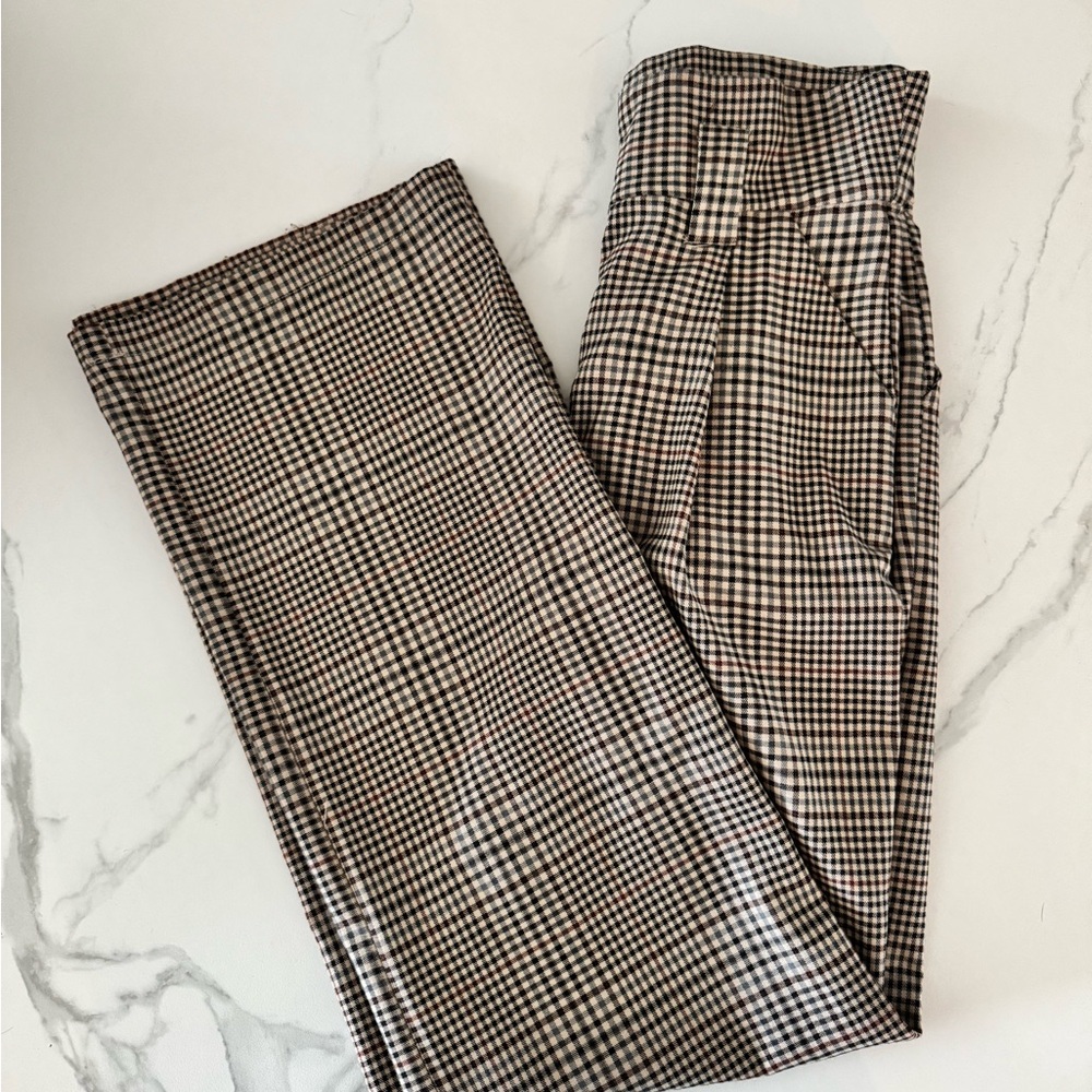 Plaid Patterned Pants - Picture 2 of 2